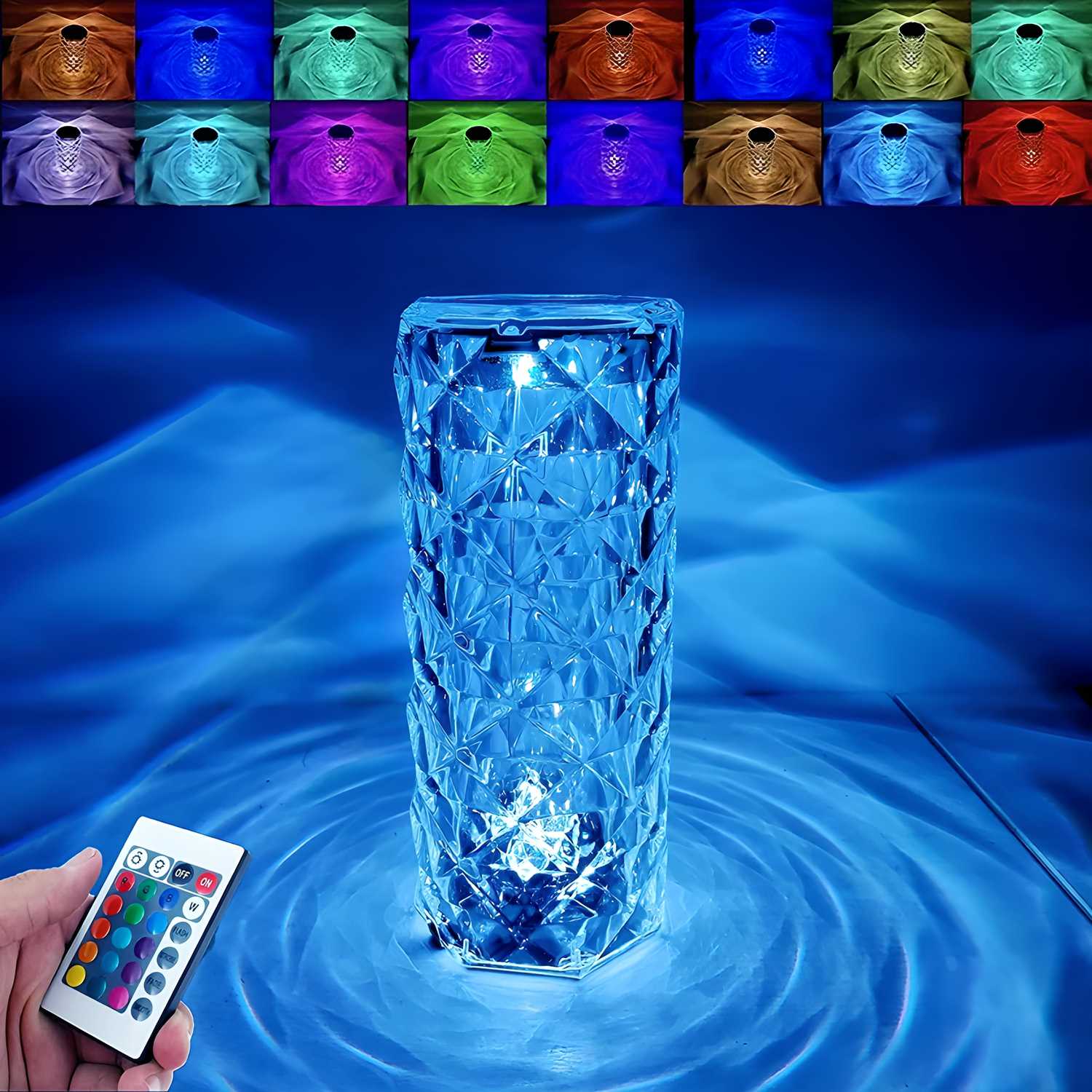 Color Changing Crystal Lamp